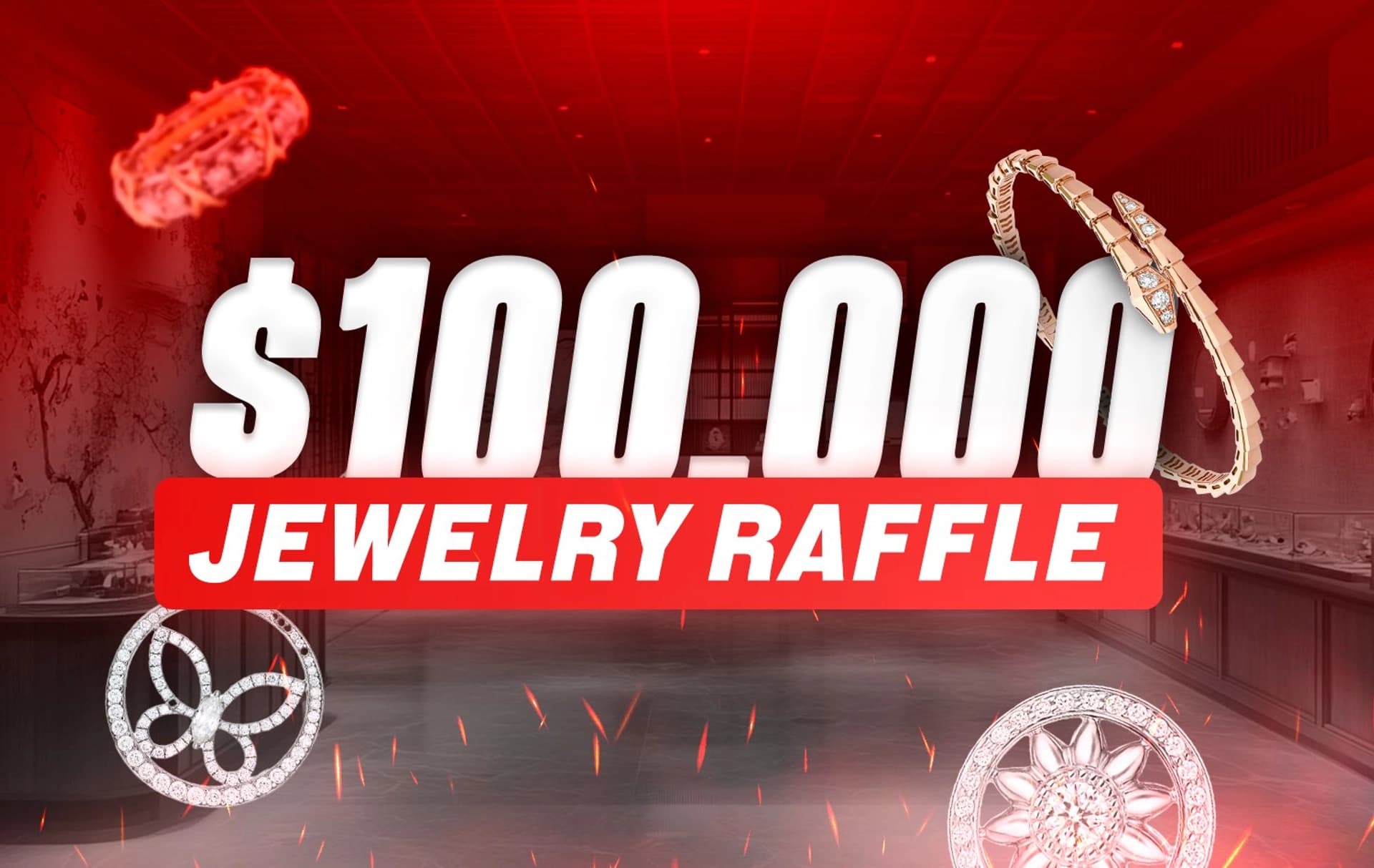€100,000 JEWELRY RAFFLE